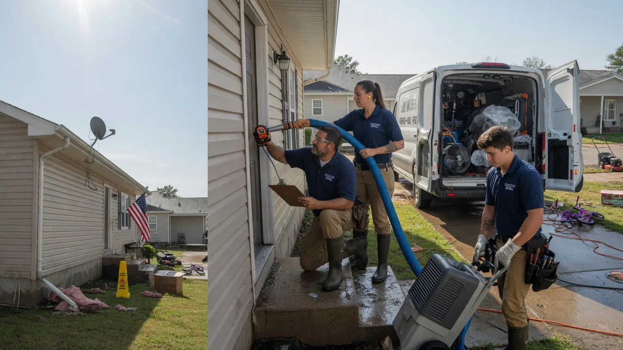 Ceiling Water Damage Restoration in Carlisle, IA near me